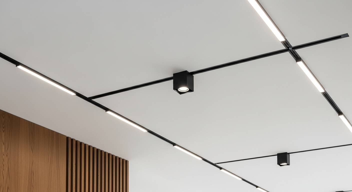 Magnetyczne systemy szynowe do elastycznego oświetlenia
